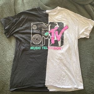 Black and White MTV shirt